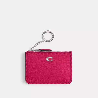 Coach Mini Skinny Ausweisetui In Pink