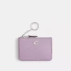Coach Mini Skinny Id Case In Silver/soft Purple