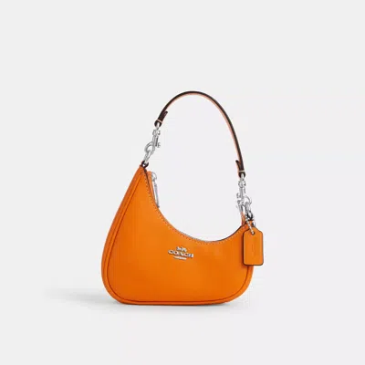 Coach Mini Twisted Teri Bag Charm In Orange