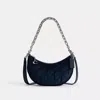 Coach Mira Shoulder Bag With Quilting In Blue