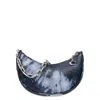 Coach Mira Tie Dye Print Shoulder Bag In Blue