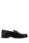 Coach Black Leather Jocelyn Loafers In Black