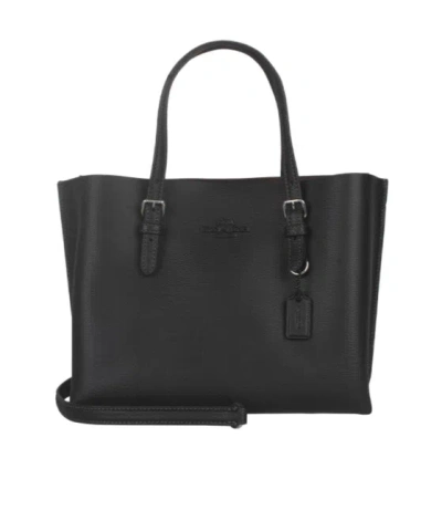 Coach Mollie Tote Bag 25 In Black