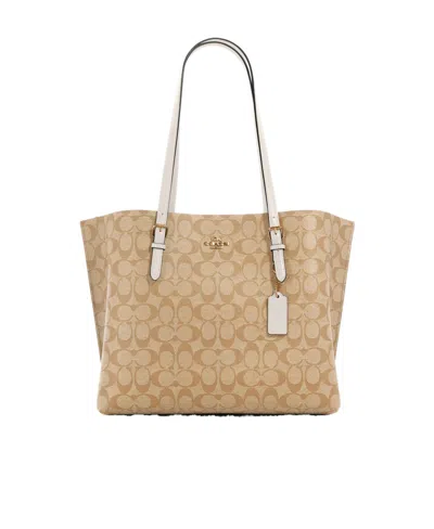 Coach Mollie Shoulder Bag In Nude