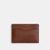 Coach Money Clip Card Case In Redwood