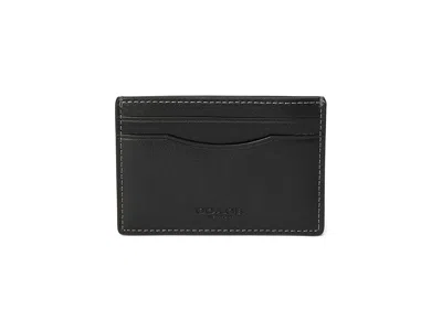 Coach Money Clip Card Case Wallet Handbags Black: One Size