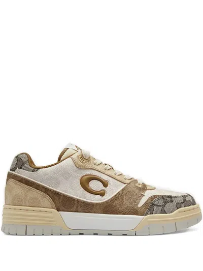 Coach Monogram Logo Trainers In Multi