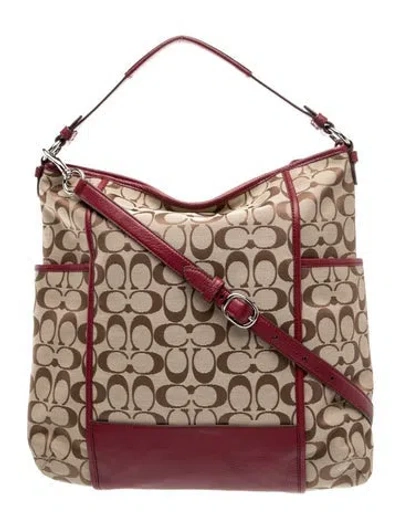 Pre-owned Coach Monogram Park Signature