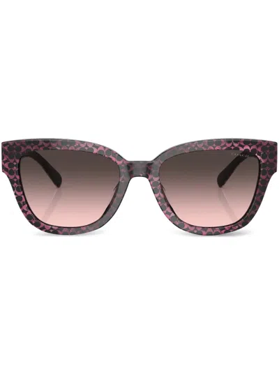 COACH MONOGRAM-PATTERN SUNGLASSES