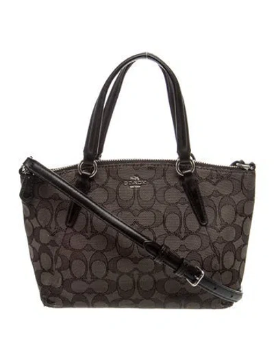 Pre-owned Coach Monogram Tote In Brown