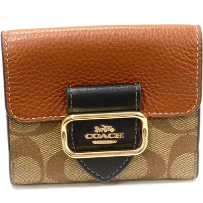 Coach Morgan Calf Wallet In White
