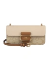 Coach Morgan Printing Flip Shoulder Bag In Nude