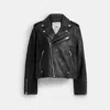 Coach Moto Jacket In Black