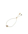 Coach Colorful Crystal Bracelet In Golden
