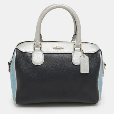 Pre-owned Coach Multicolor Leather Mini Bennett Satchel