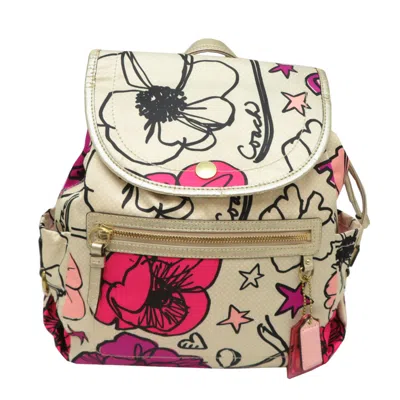 Pre-owned Coach Multi-color Nylon Backpack ()