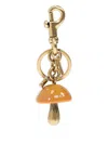 Coach Mushroom Crystal-embellished Bag Charm In Gold