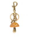Coach Mushroom Crystal-embellished Bag Charm In Gold