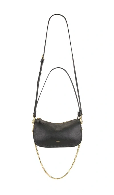 Coach Natural Grain Leather Waverly Bag In Black