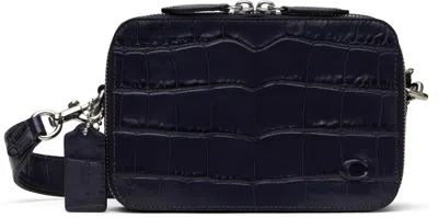 Coach Navy Charter Crossbody 19 Bag In Dark Navy