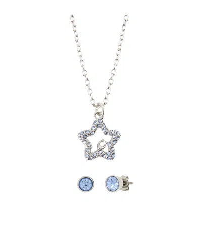 Coach Necklace And Earrings Set In Multi