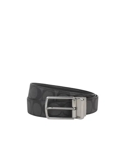 Coach Needle Buckle Belt In Black