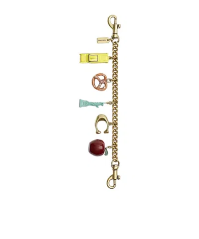 Coach New York Bag  Charm In Gold