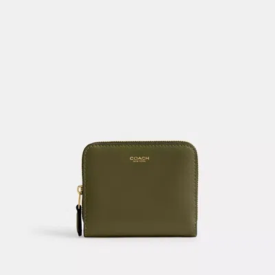Coach New York Billfold Wallet In Green