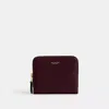 Coach New York Billfold Wallet In Brass/merlot