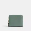 Coach New York Billfold Wallet In Brass/sage