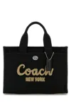 Coach Borsa Shopping Cargo 26 In Tela Nera  Donna In Black