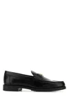 Coach Black Leather Jocelyn Loafers In Black