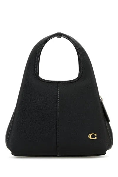 Coach New York Black Leather Lana 23 Handbag