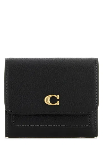 Coach New York Black Leather Wallet