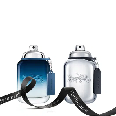 Coach New York Blue And Platinum By