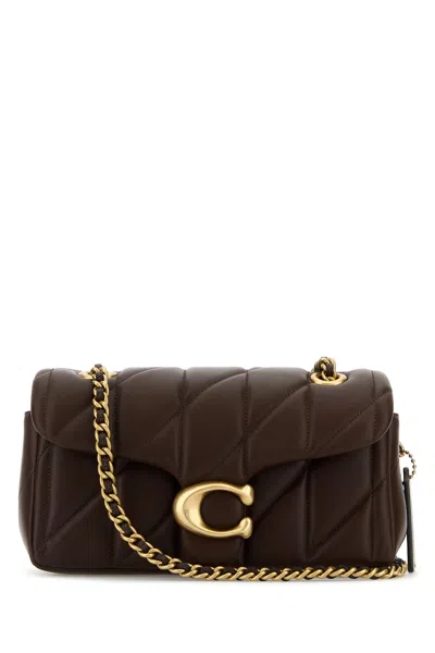 Coach Brown Leather Tabby 20 Shoulder Bag