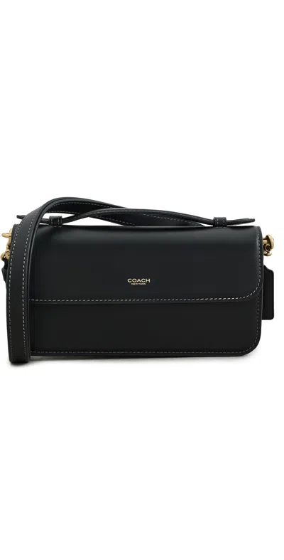 Coach New York Elora Top Handle Crossbody Bag B4/black