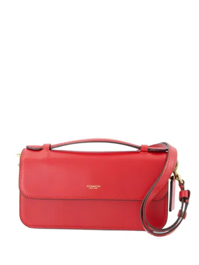 Coach New York Elora Top Handle Crossbody Bag In Red