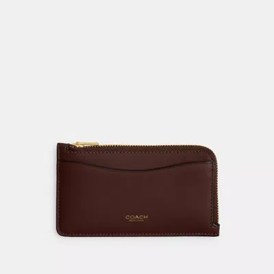 Coach New York Kartenetui Mit Reissverschluss