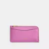 Coach New York Kartenetui Mit Reissverschluss In Pink