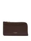 Coach New York Leather Cardholder In Brown