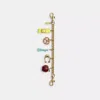 Coach New York Motif Chain Bag Charm In Multi