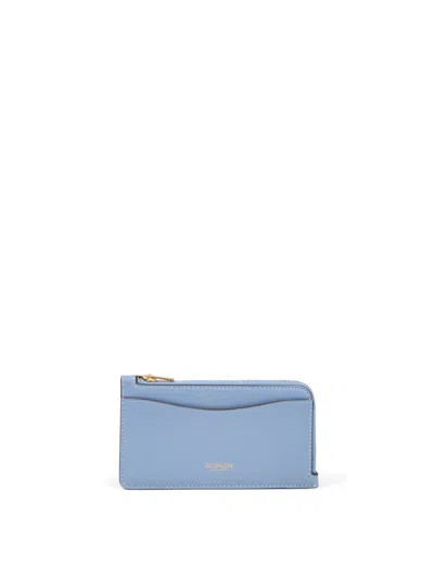 Coach New York Zip Card Case In B4/bluebell