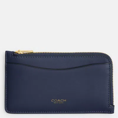 Coach New York Zip Leather Card Case