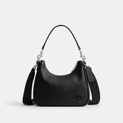 Coach Nolan Hobo Bag In Black