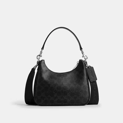 Coach Nolan Hobo Bag In Signature Canvas