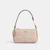 Coach Nolita 19 In Blocked Signature Canvas In Sand