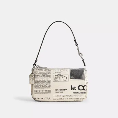 Coach Nolita 19 With Newspaper Print In Multi