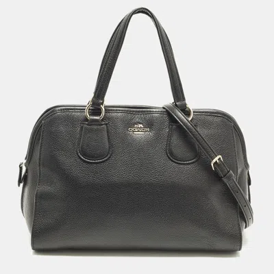 Pre-owned Coach Nolita Black Leather Satchel