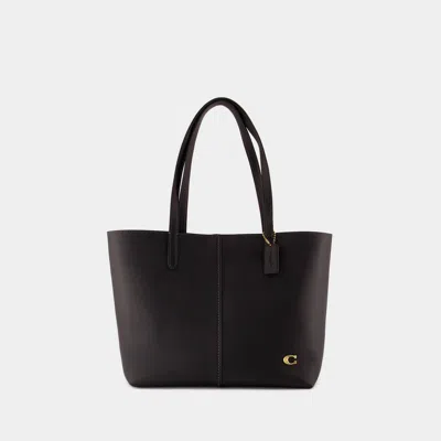 Coach Nomad Branded-plaque Leather Tote Bag In Black
